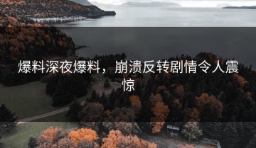 爆料深夜爆料，崩溃反转剧情令人震惊